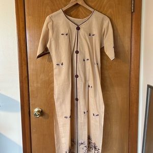 Never worn pants and top set with scarf from India